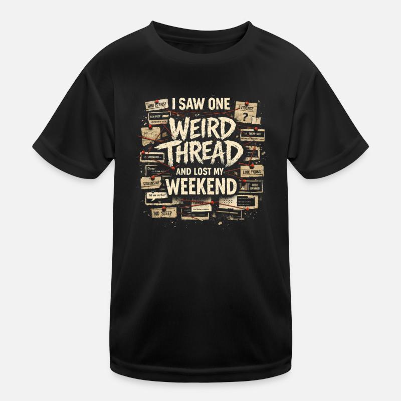 A Strange Thread | True Crime Forum Kids Functional T-Shirt