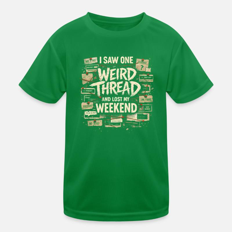 A Strange Thread | True Crime Forum Kids Functional T-Shirt