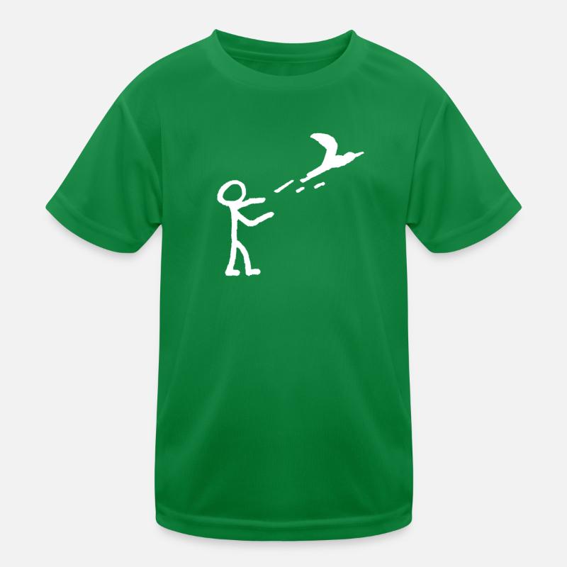 Fliegen lassen Kinder Funktions-T-Shirt