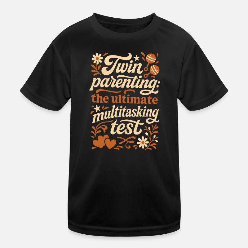 Twin Parents | Multitasking Test Kids Functional T-Shirt