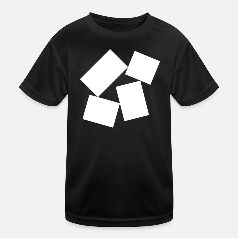 Composition des carrés en gras T-shirt sport Enfant