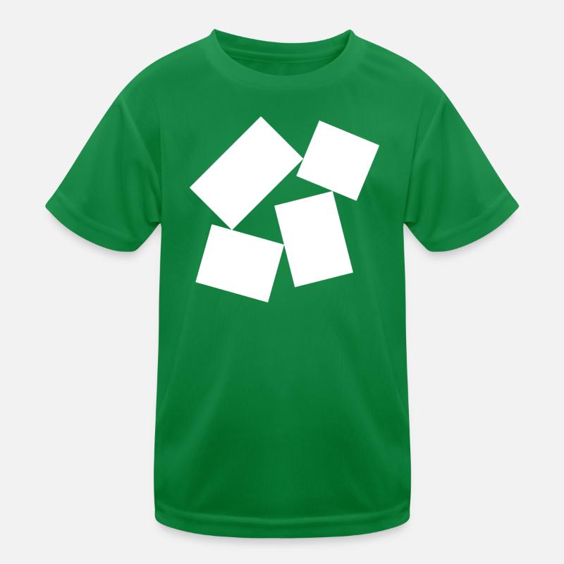 Fette Quadrate-Komposition Kinder Funktions-T-Shirt