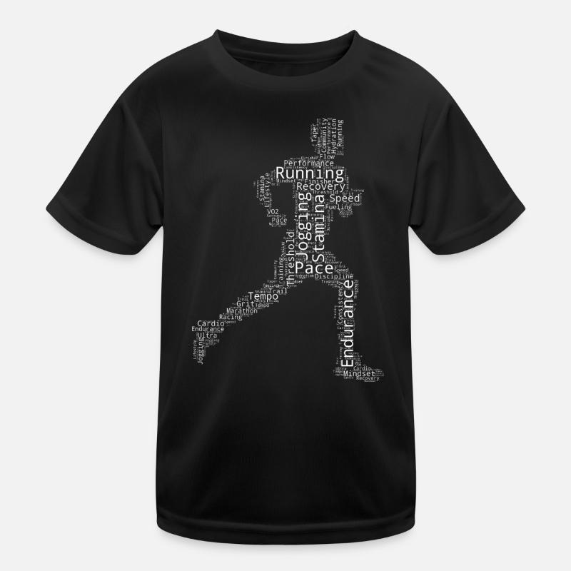 Geschenkidee für einen Running mit Running Kinder Funktions-T-Shirt