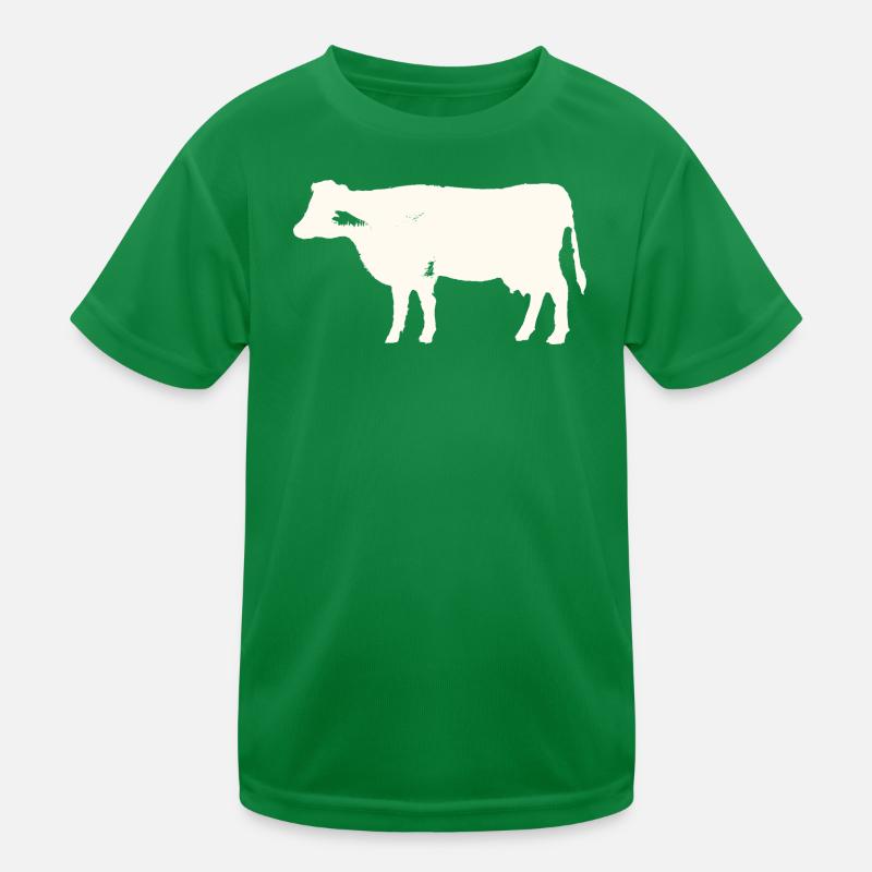 Kuh - Vintage Kinder Funktions-T-Shirt