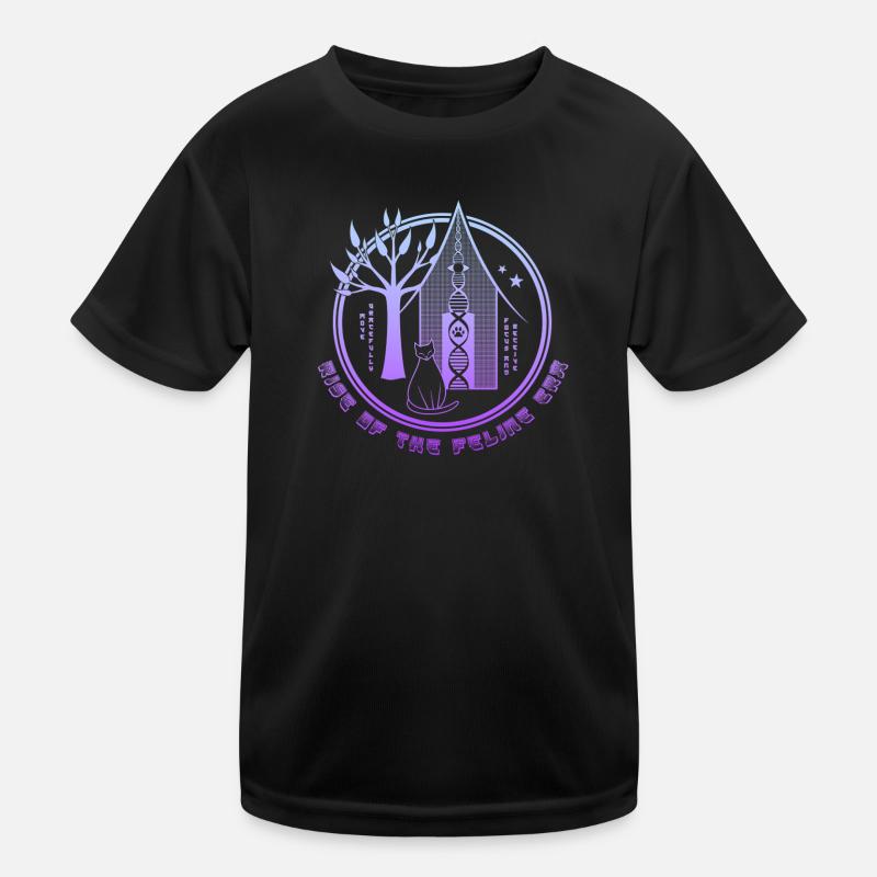 Aufstieg der Katzenära Kinder Funktions-T-Shirt