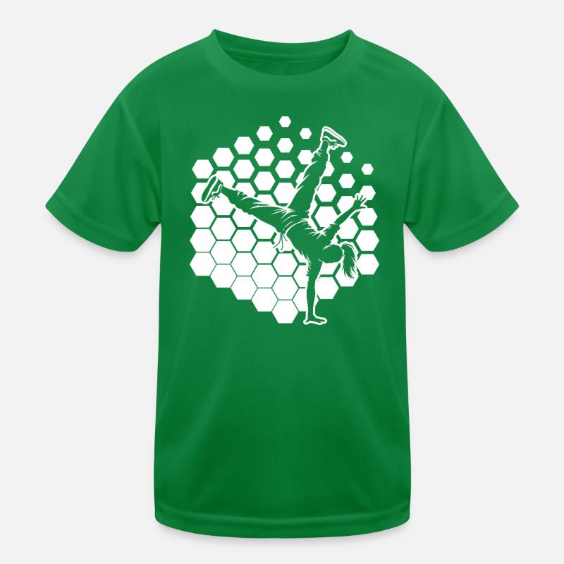Break Dance Gift Idea for a Hip-Hop Dancer Kids Functional T-Shirt
