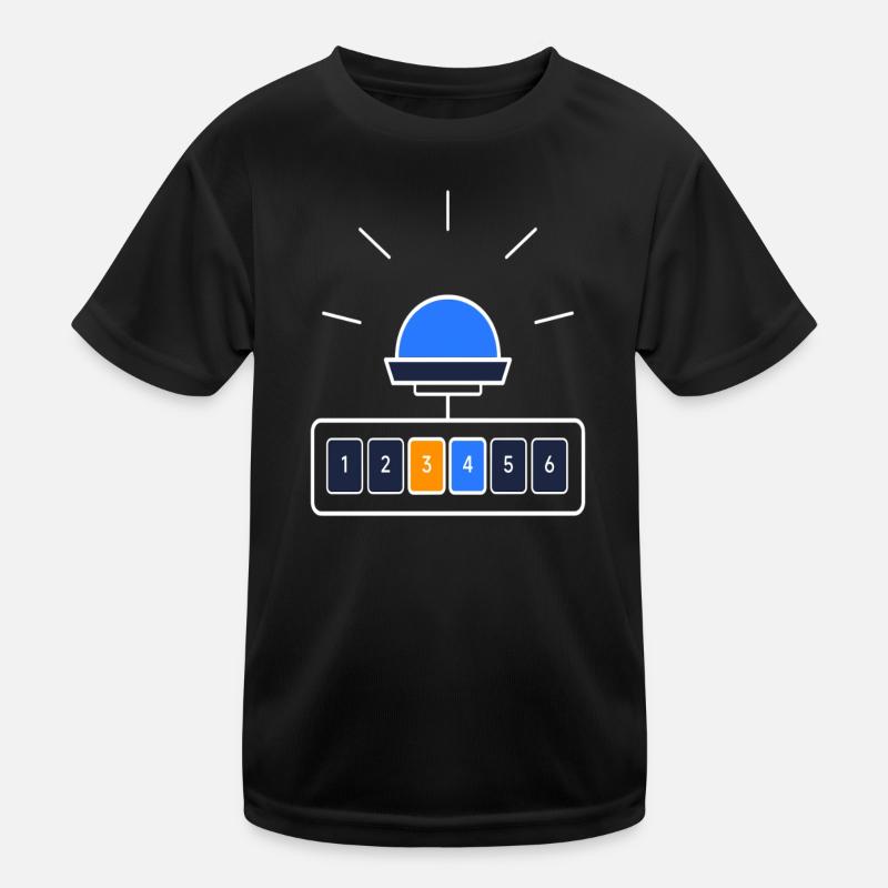 BOS FMS Status 3 Funkmeldesystem Kinder Funktions-T-Shirt