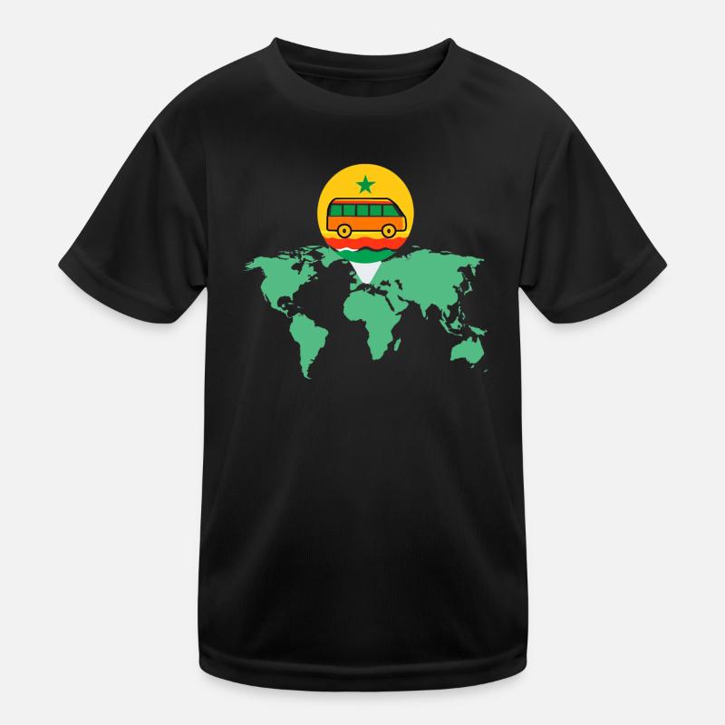 Senegal Kinder Funktions-T-Shirt