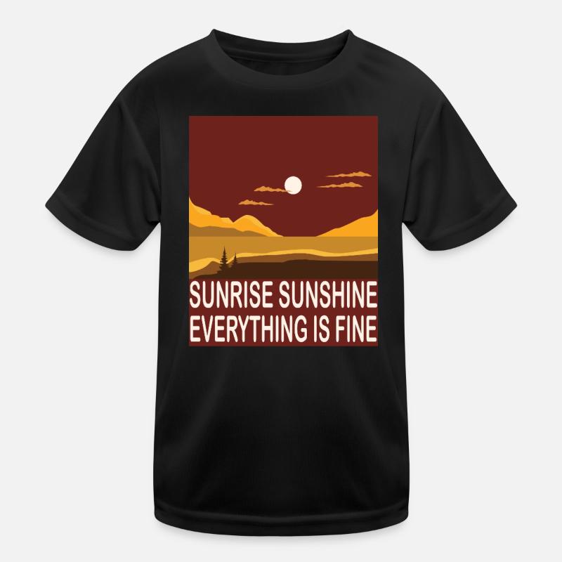 Sunrise Sunshine Kids Functional T-Shirt