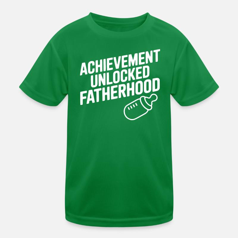 Succès Débloqué Paternité T-shirt sport Enfant