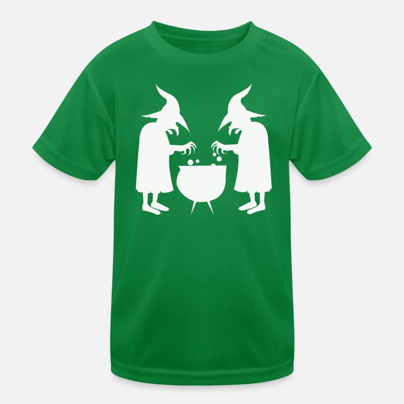 Witches stirring magic potions Kids Functional T-Shirt
