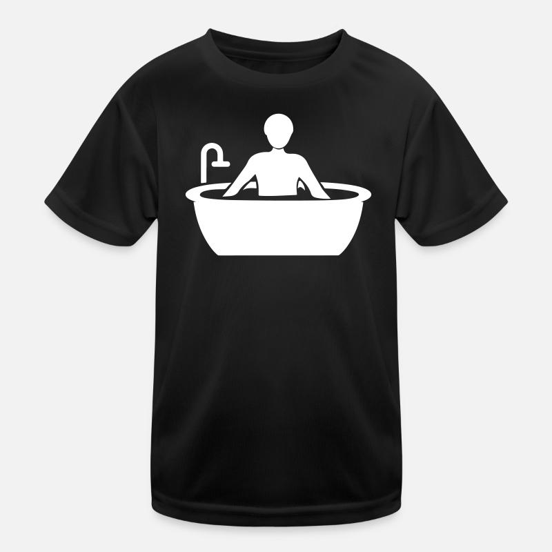 Baden Badewanne Kinder Funktions-T-Shirt