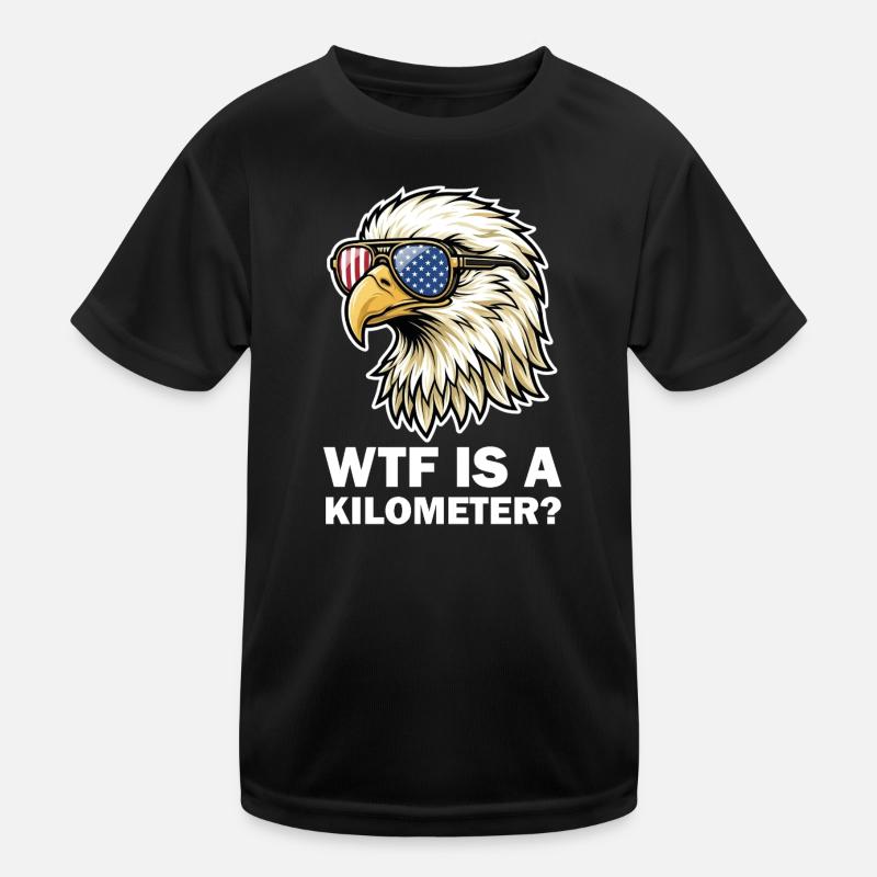 American Eagle Flag Schutzbrille Kinder Funktions-T-Shirt