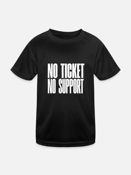 Systemadministrator Support Technischer Support - Kinder Funktions-T-Shirt - Schwarz - Vorne