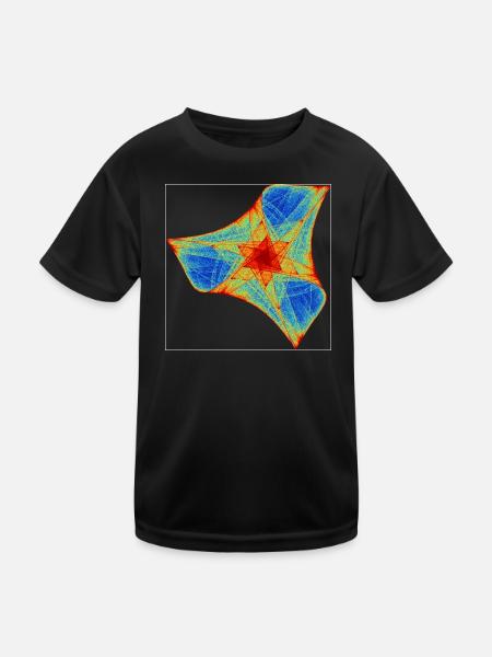 Fire Boomerang – Chaos Theory - Kids Functional T-Shirt - black - Front