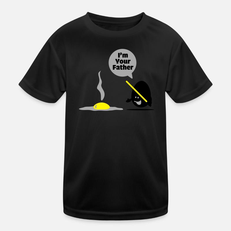 egg vader Kinder Funktions-T-Shirt