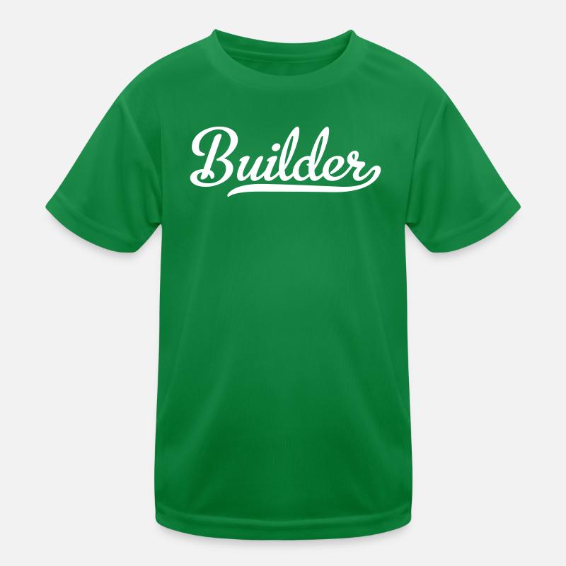 Construction worker Kids Functional T-Shirt