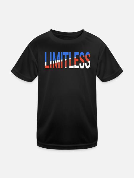 Limitless - Kids Functional T-Shirt - black