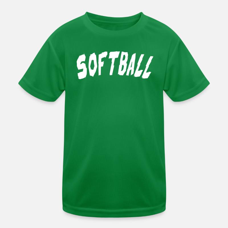 Softball Kinder Funktions-T-Shirt
