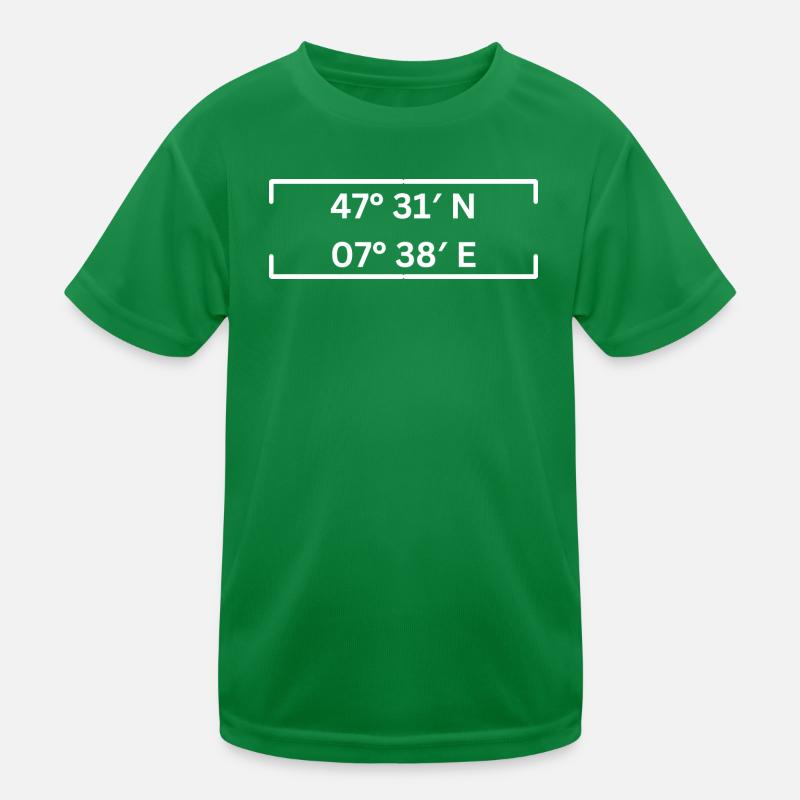 Coordonnées Muttenz Minimaliste T-shirt sport Enfant