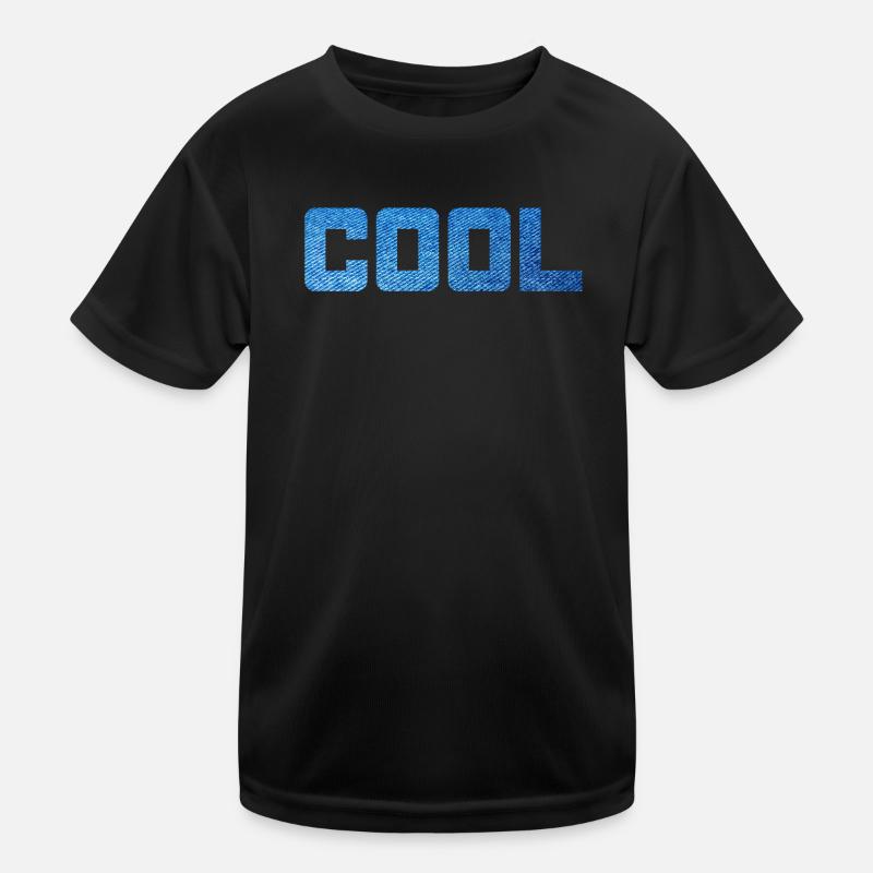 Cool Jeans Pattern Party Stylish Statement Vibes Kids Functional T-Shirt