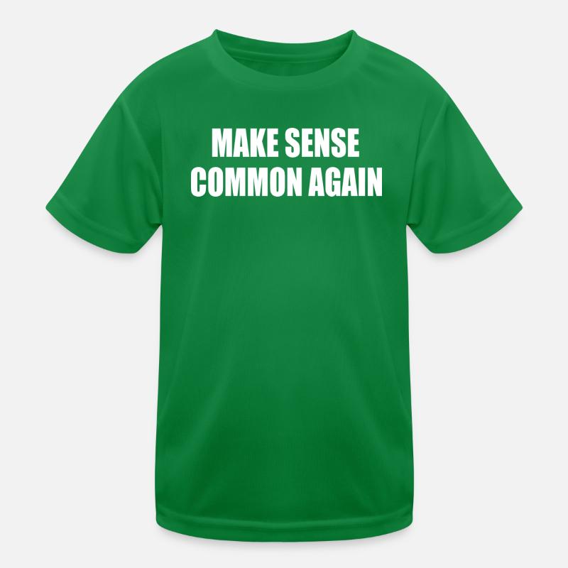 make sense common again Kids Functional T-Shirt