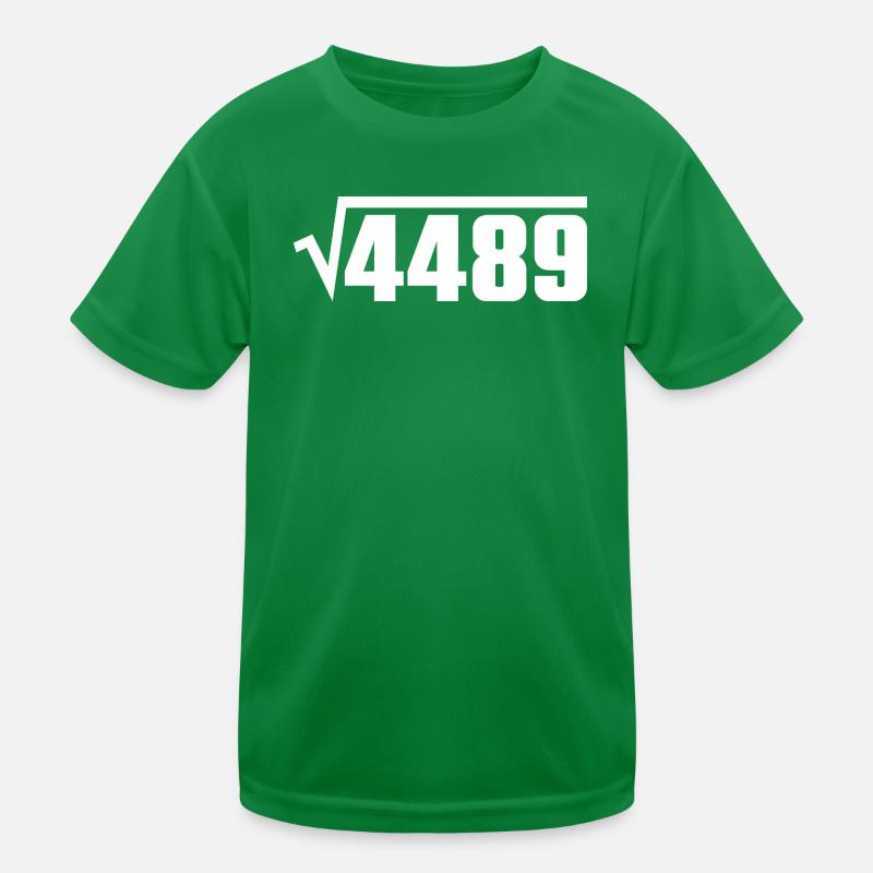 67 - Siebenundsechzig Zahl 67 Quadratwurzel 4489 Meme Sechs S Kinder Funktions-T-Shirt