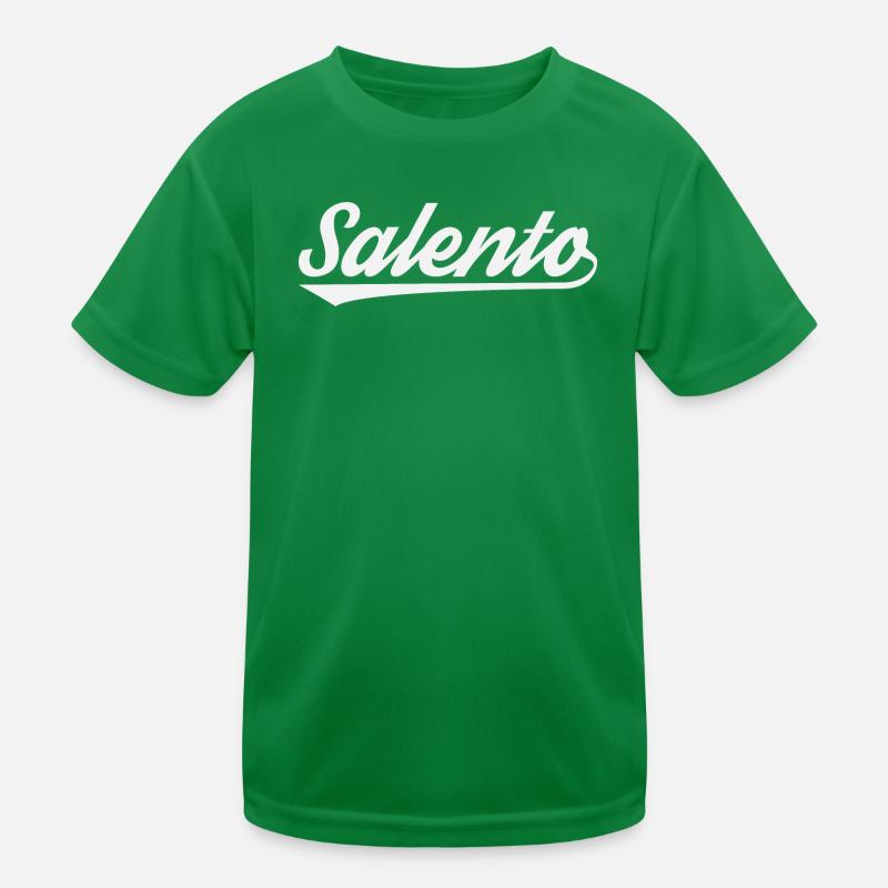 Salento Küsten Script Kinder Funktions-T-Shirt