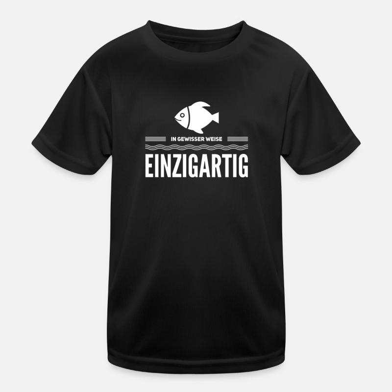 ich bin einzigartig Kinder Funktions-T-Shirt