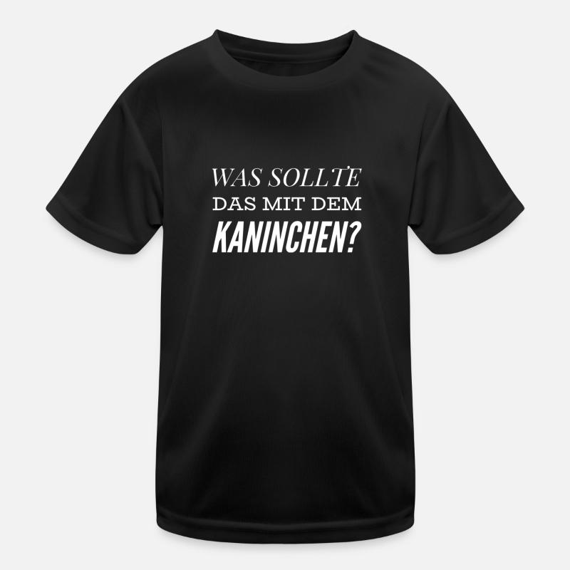 Kaninchen Kinder Funktions-T-Shirt