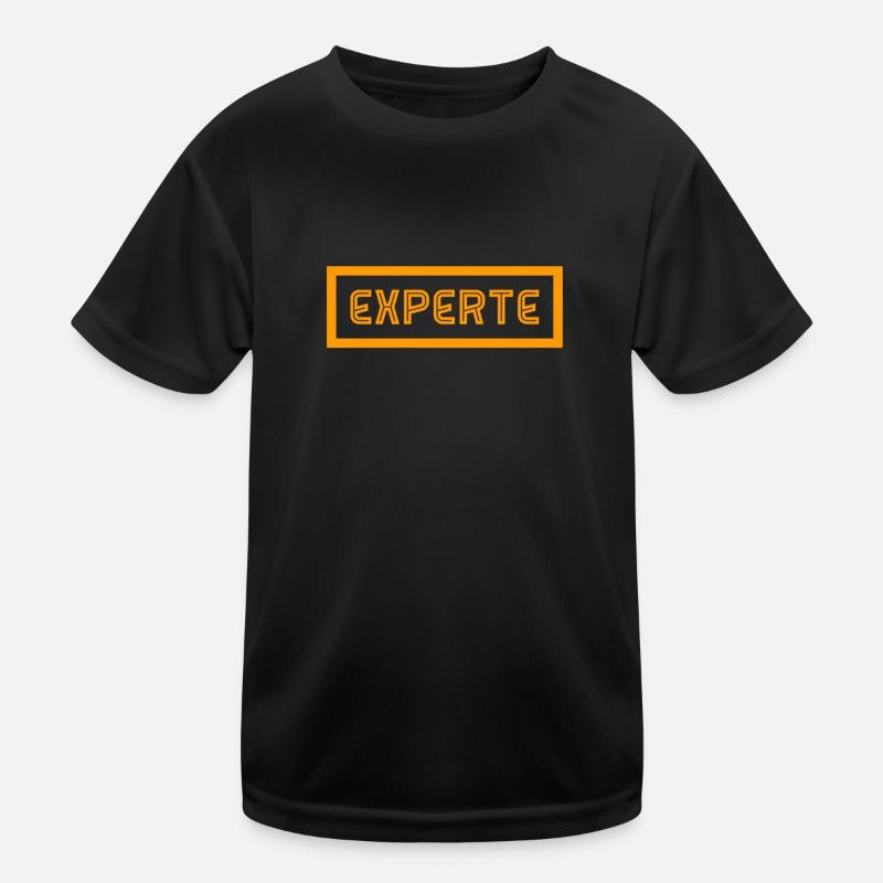 vor dir steht ein Experte Kinder Funktions-T-Shirt