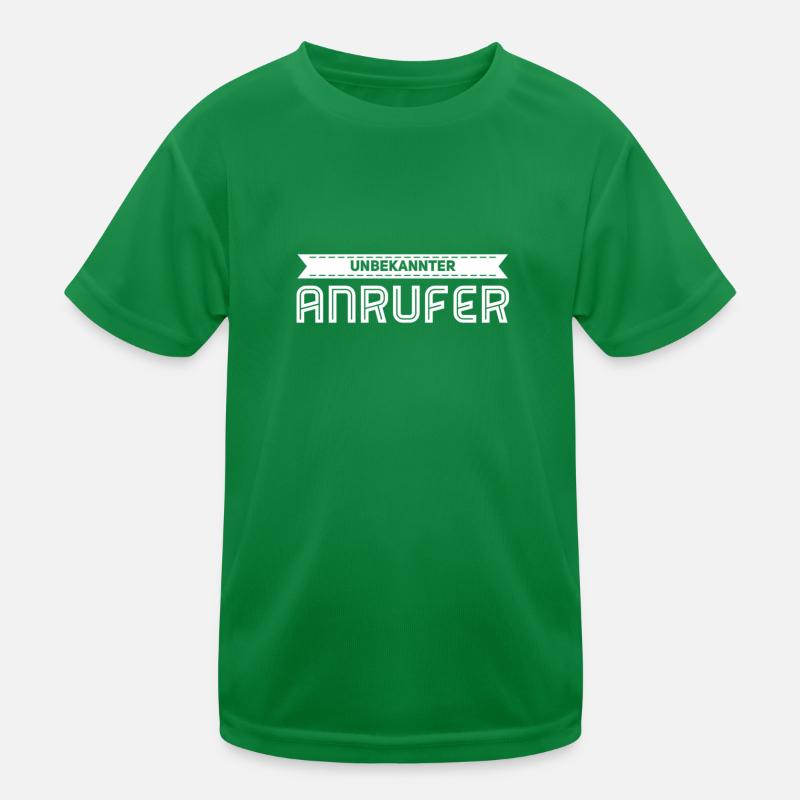 unterdrückte Nummer Kinder Funktions-T-Shirt