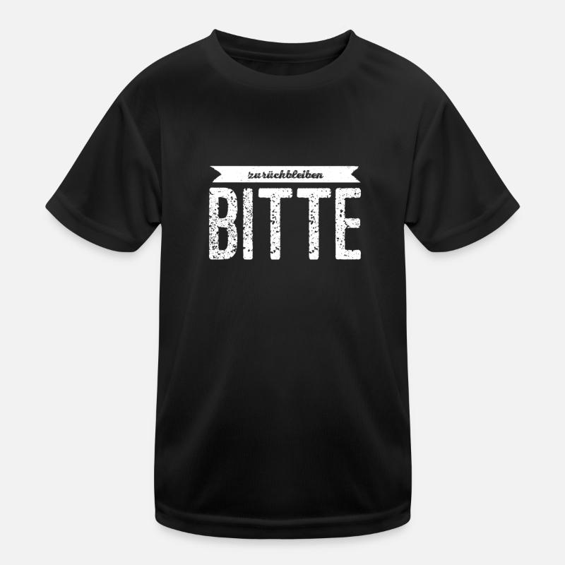 Vorsicht bei der Abfahrt Kinder Funktions-T-Shirt