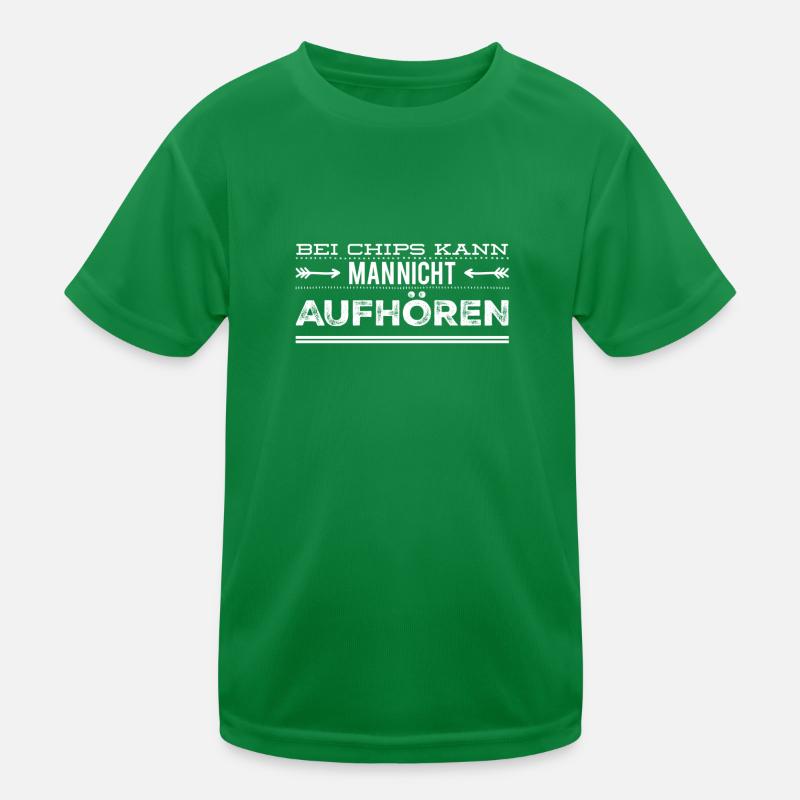 Chips sind super Kinder Funktions-T-Shirt