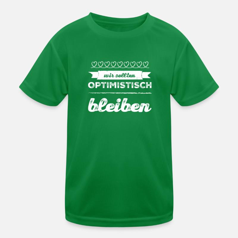 ich mag es optimistisch Kinder Funktions-T-Shirt