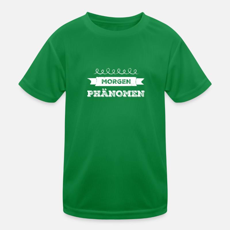 ich bin ein Frühaufsteher Kinder Funktions-T-Shirt