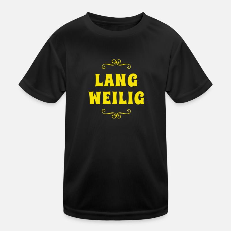 Langeweile Kinder Funktions-T-Shirt