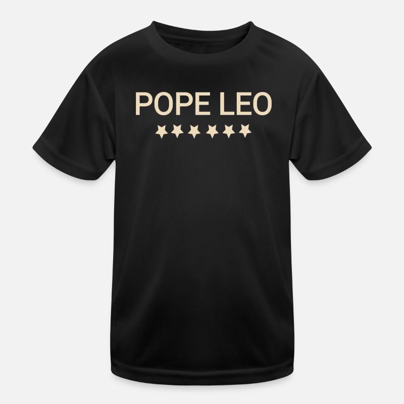 papst leo text Kinder Funktions-T-Shirt
