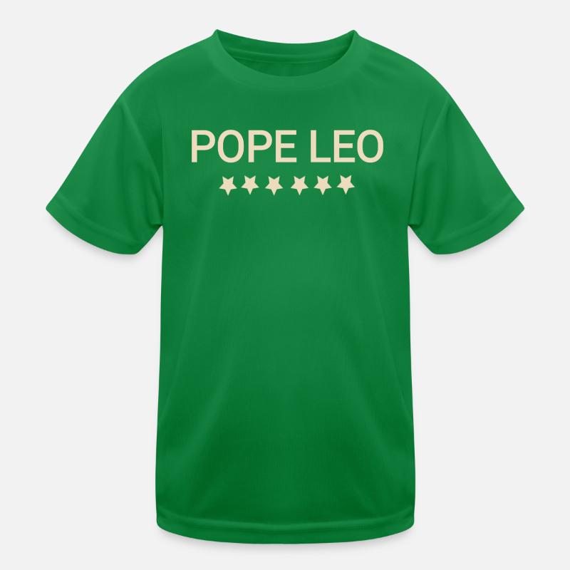 papst leo text Kinder Funktions-T-Shirt