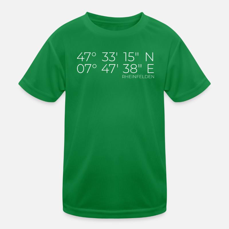 coordonnées Rheinfelden, Suisse T-shirt sport Enfant