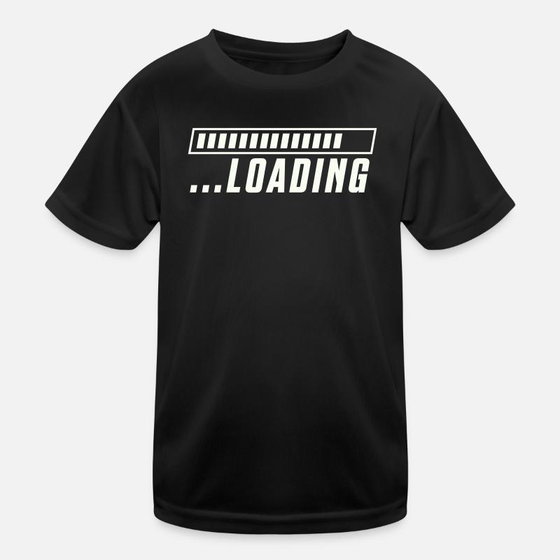 Loading Bar Loading Progress Kids Functional T-Shirt