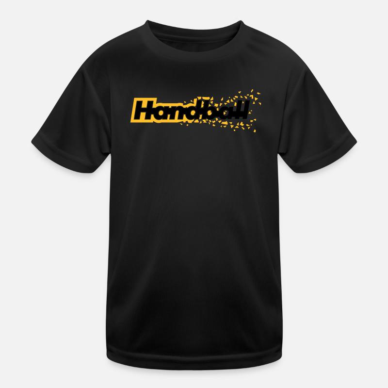 Handball - Kinder Funktions-T-Shirt - Schwarz