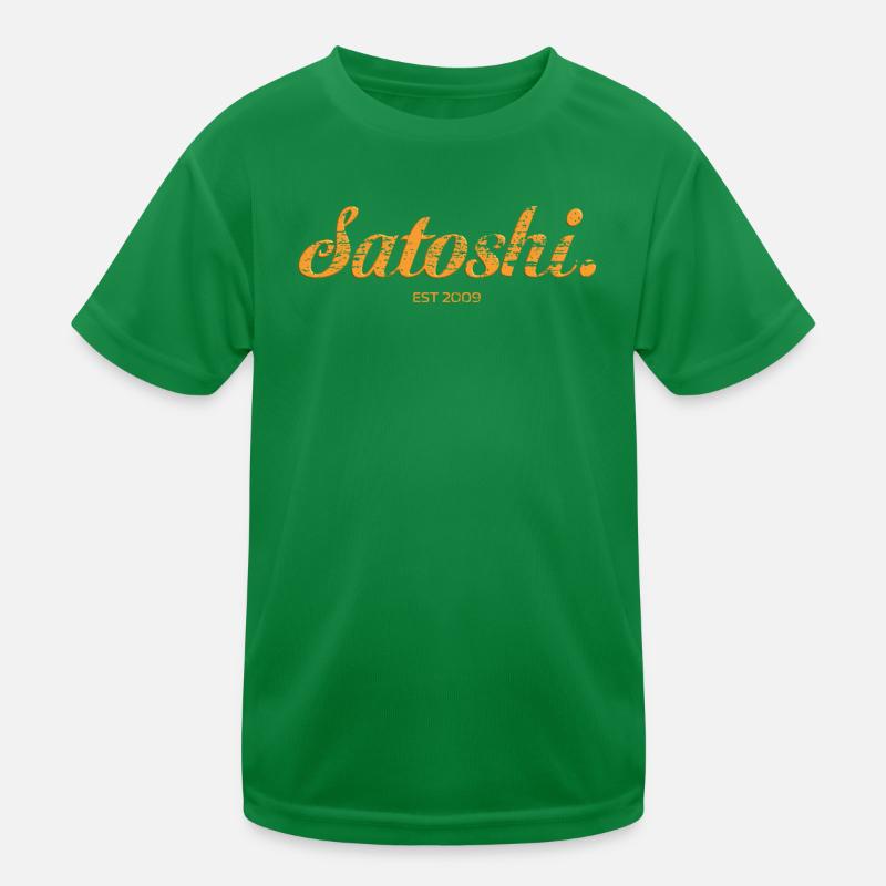 Satoshi Nakamoto Bitcoin Crypto Erfinder Kinder Funktions-T-Shirt