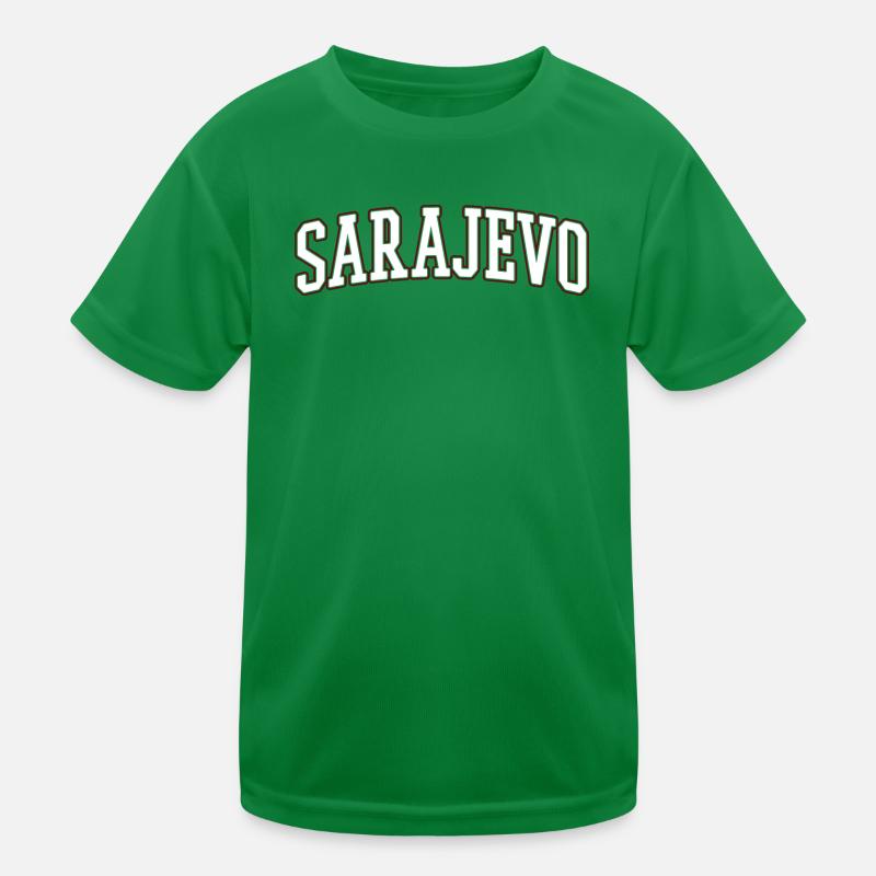Lettres en gras de Sarajevo T-shirt sport Enfant