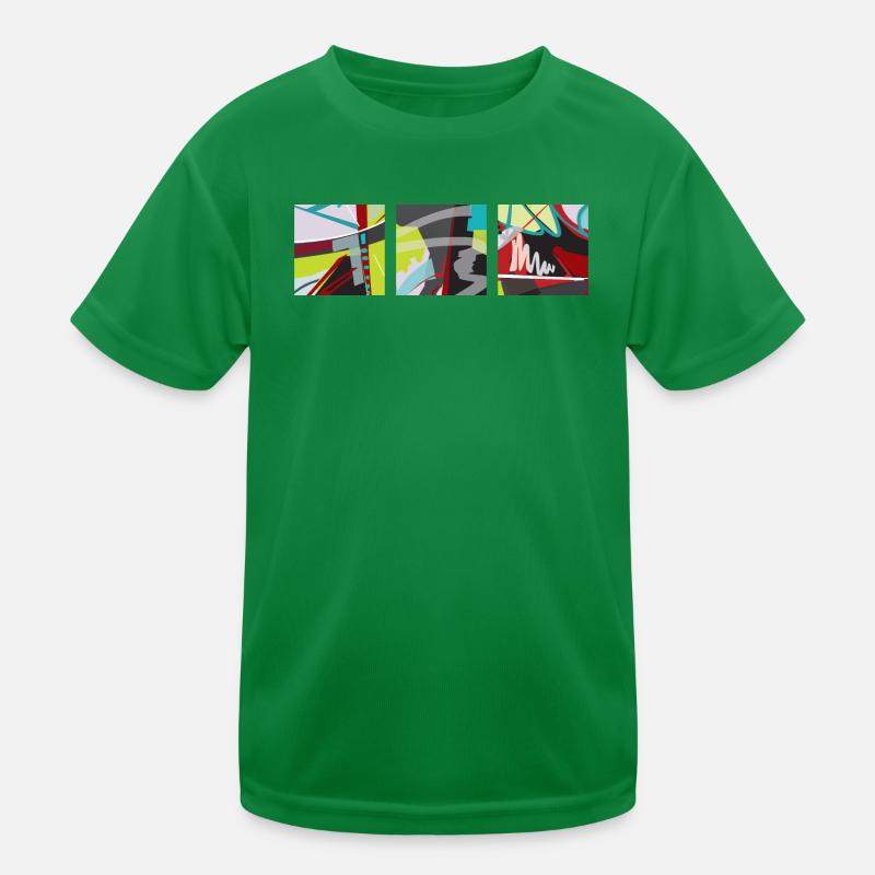 Trilogie de couleurs, de lignes et de surfaces ! T-shirt sport Enfant