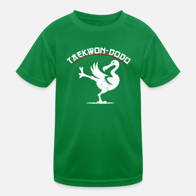 Taekwon-Dodo Kampfsport Karate Dodo Vogel Kinder Funktions-T-Shirt