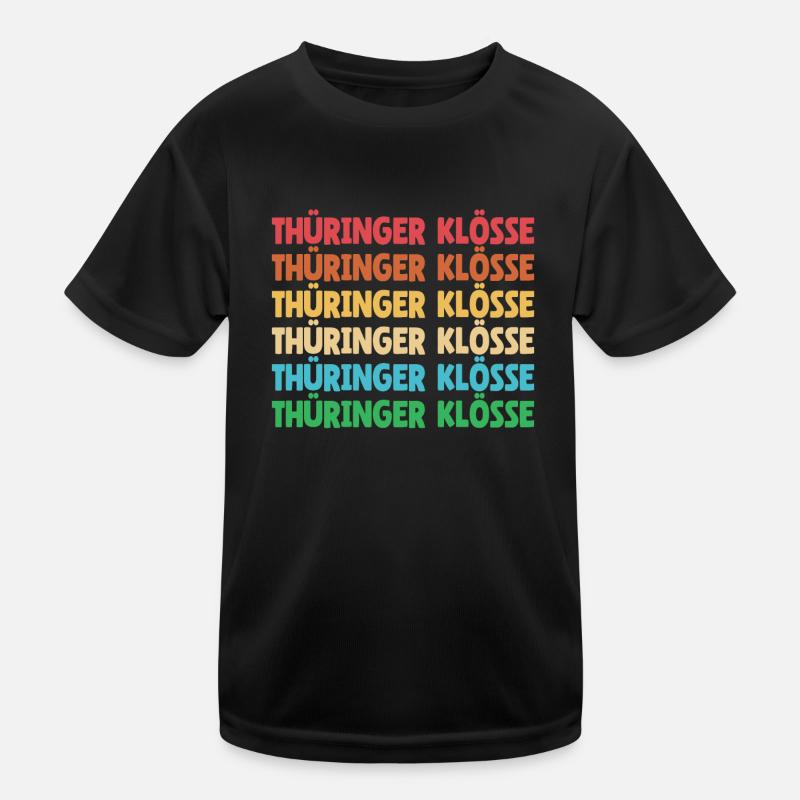 Cuisine allemande, boulettes, Thuringe, dialecte, dialecte T-shirt sport Enfant