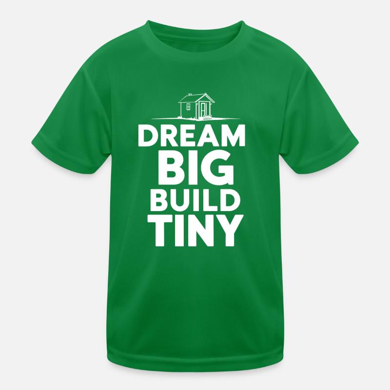 Tiny House Builder Lustiger Spruch Eigenheim Kinder Funktions-T-Shirt