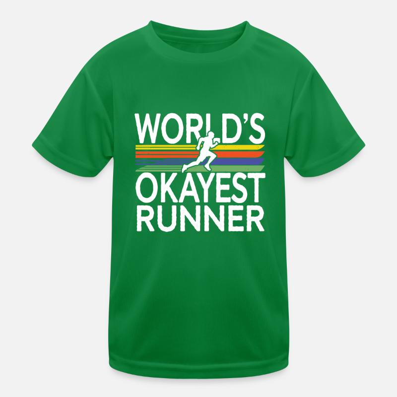 Le coureur moyen le plus correct du monde Dicton de jogging drôle T-shirt sport Enfant