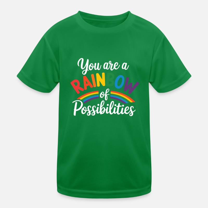 Vous êtes un arc-en-ciel de possibilités Enseignant Empower T-shirt sport Enfant